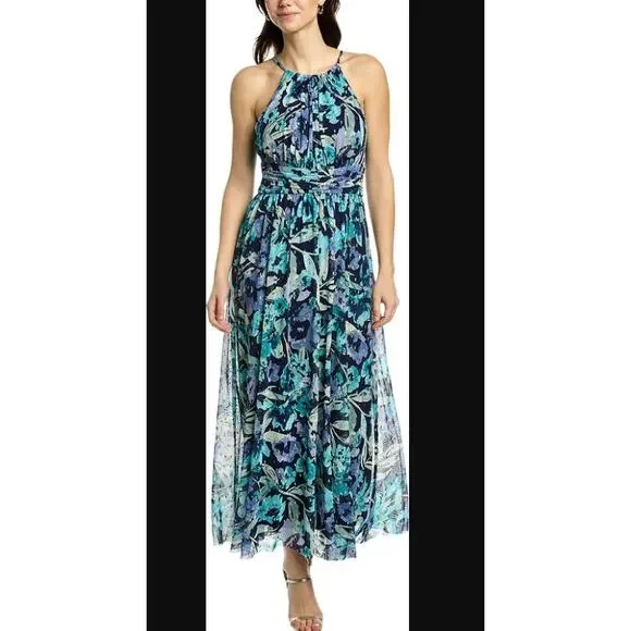 chinese dress ladies London Times Women's Dresses Twist Neck Halter Maxi Dress at Amazon Women's  Clothing store